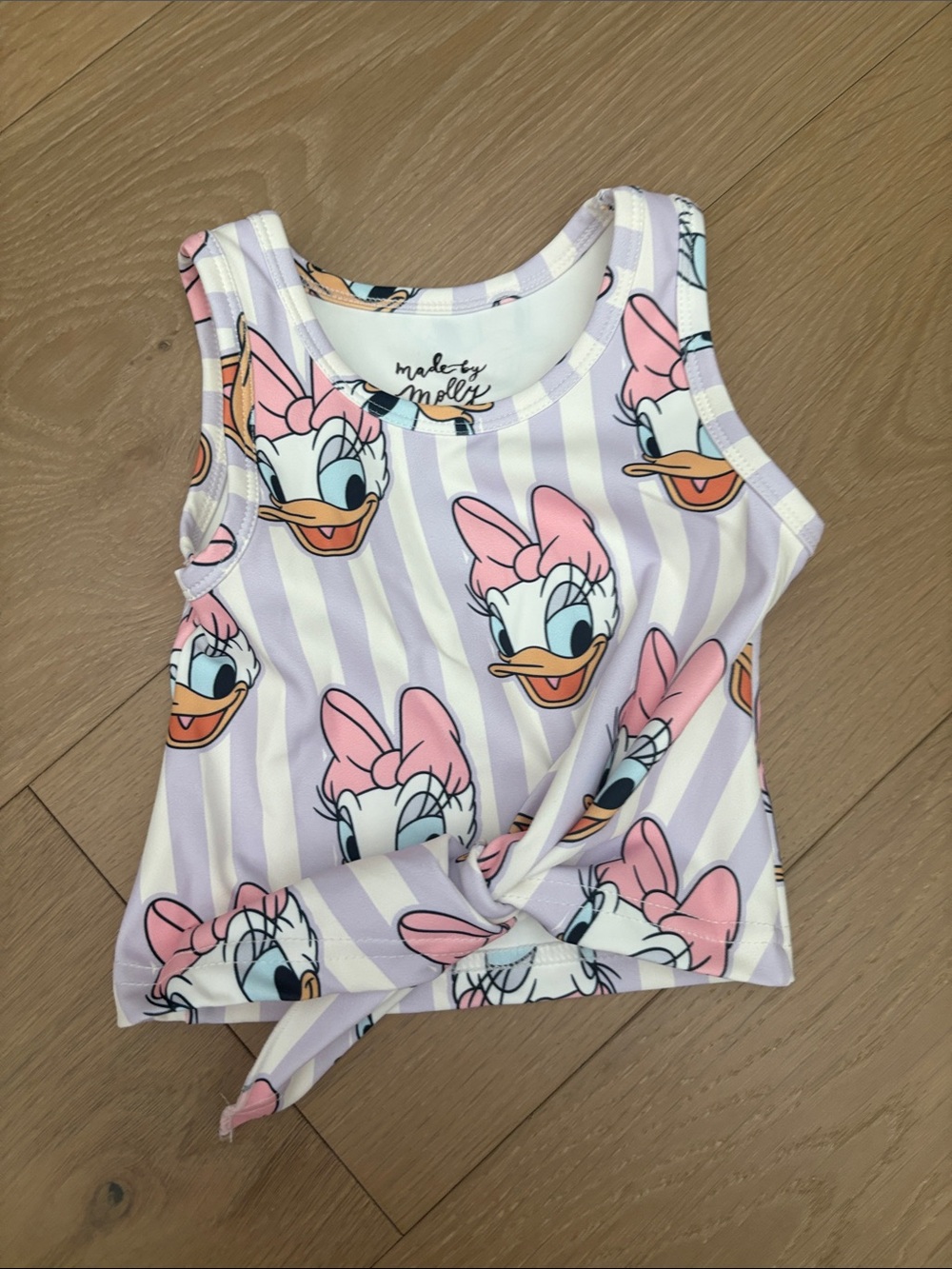 NWOT Made By Molly Daisy Duck tie top